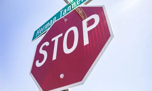 stop sign